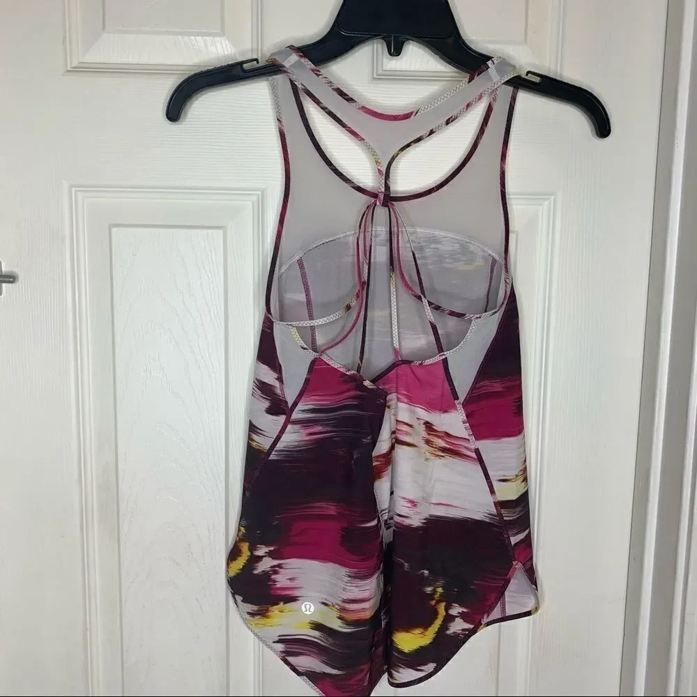 LULULEMON PIGMENT WIND DUCK SAUCE 5 MILE SINGLET